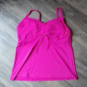 Land's End Pink Tankini 18D